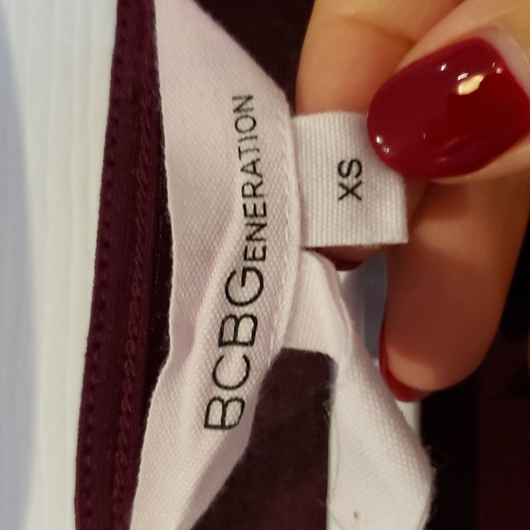 BCBGeneration Purple Dress (dark plum) - Picture 3 of 5